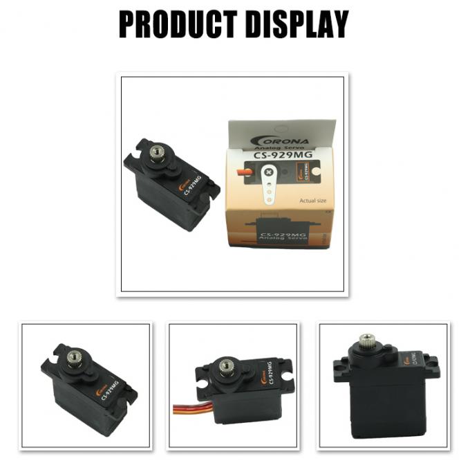 Servo analogue de vitesse en métal de la couronne CS929MG 9g mini pour la voiture de rc de bourdon de rc